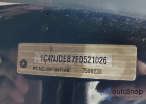 2014 Jeep Compass Latitude from USA, damaged, VIN 1C4NJDEB7ED521026